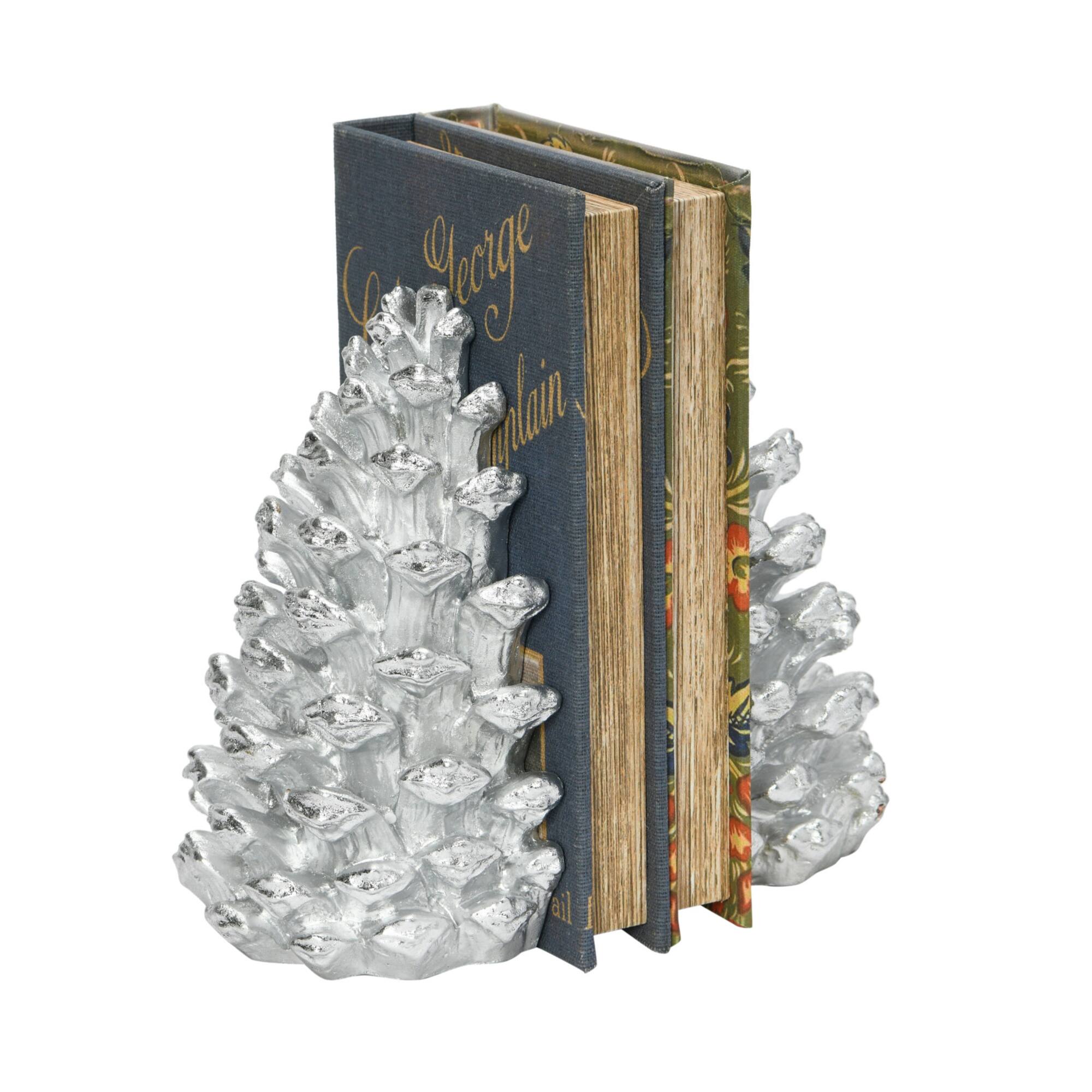 Hello Honey® Pinecone Bookends Set